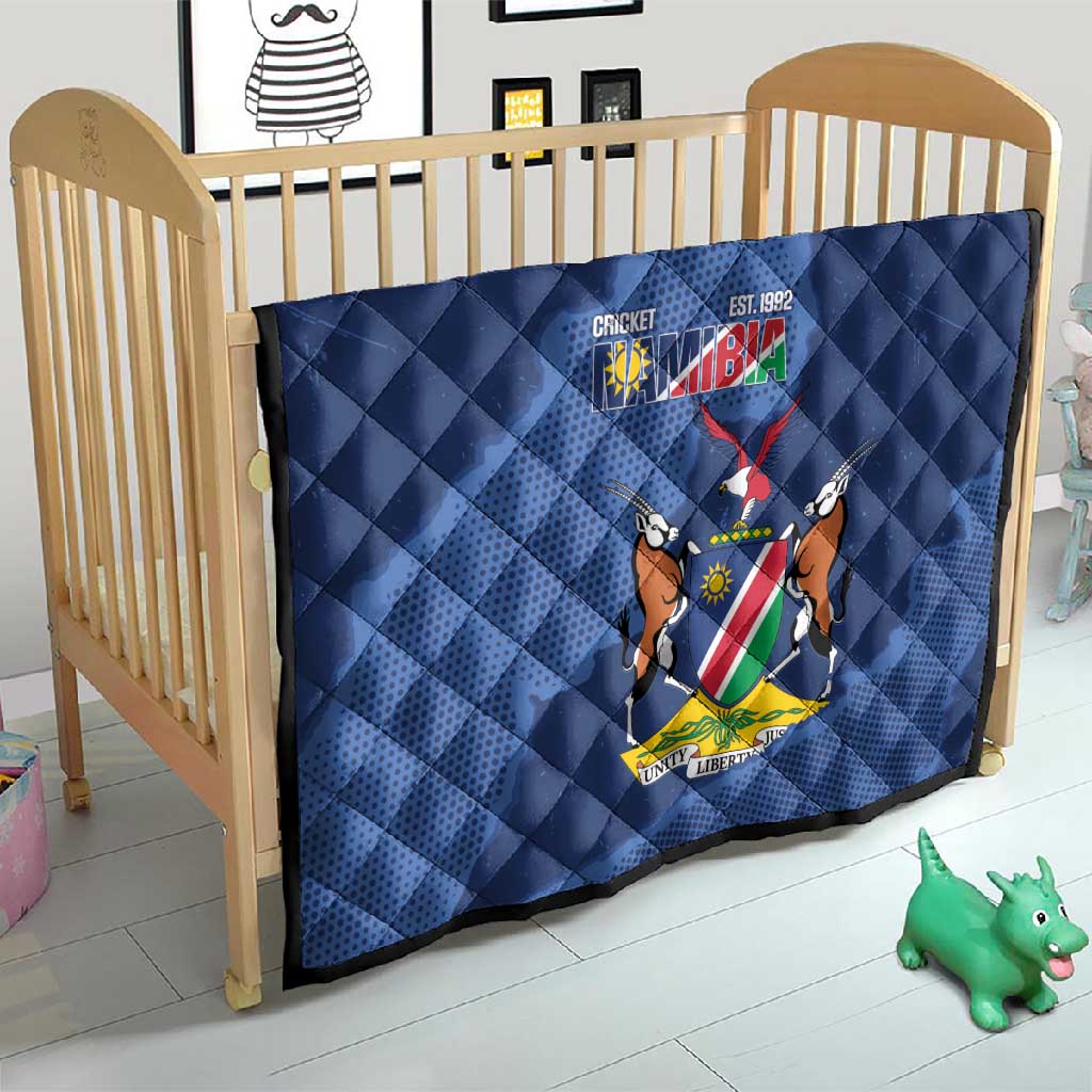 Afro Cricket Namibia Custom Quilt Go Eagles Est 1992 LT14