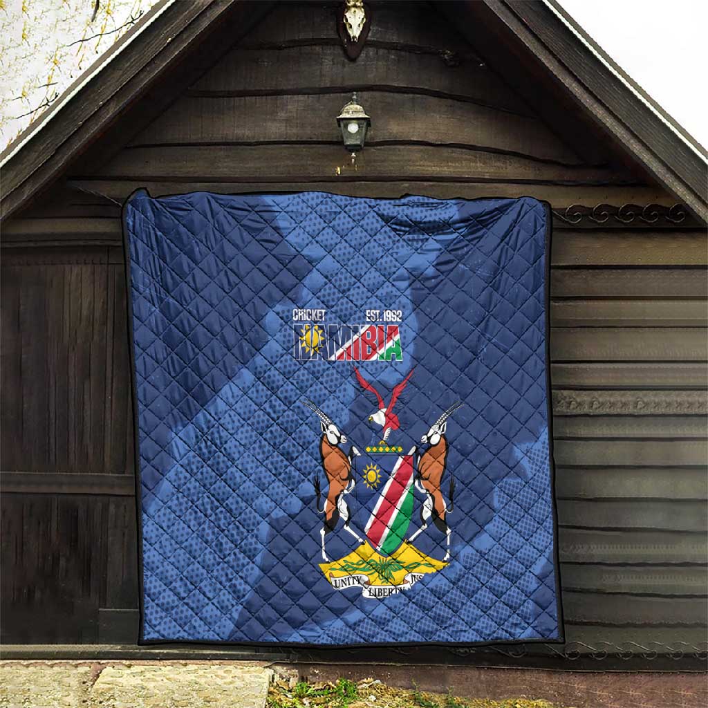 Afro Cricket Namibia Custom Quilt Go Eagles Est 1992 LT14