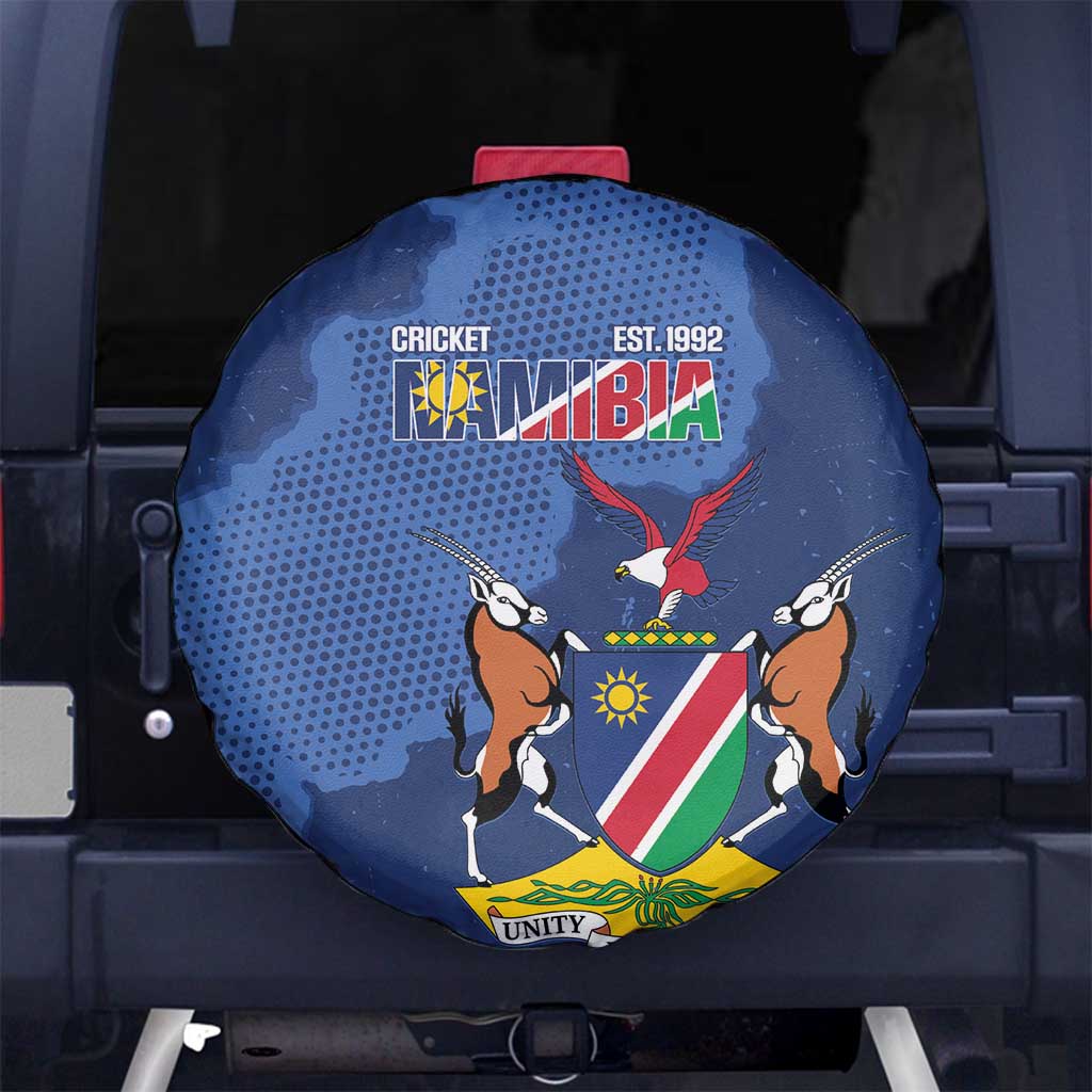 Custom Namibia Cricket Spare Tire Cover Go Eagles Est 1992 LT14