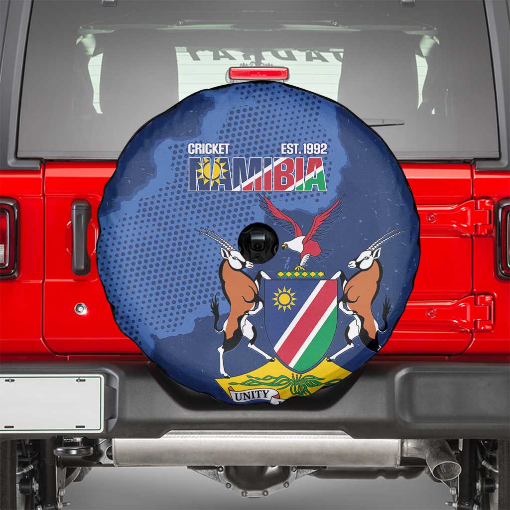 Custom Namibia Cricket Spare Tire Cover Go Eagles Est 1992 LT14