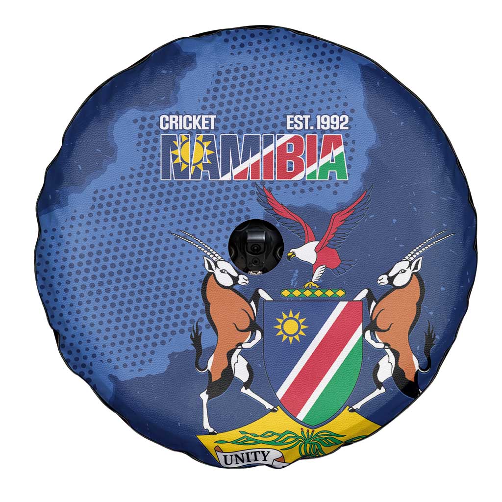 Custom Namibia Cricket Spare Tire Cover Go Eagles Est 1992 LT14