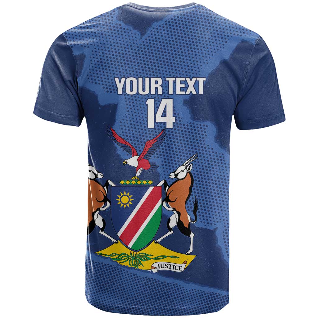 Afro Cricket Namibia Custom T shirt Go Eagles Est 1992 LT14