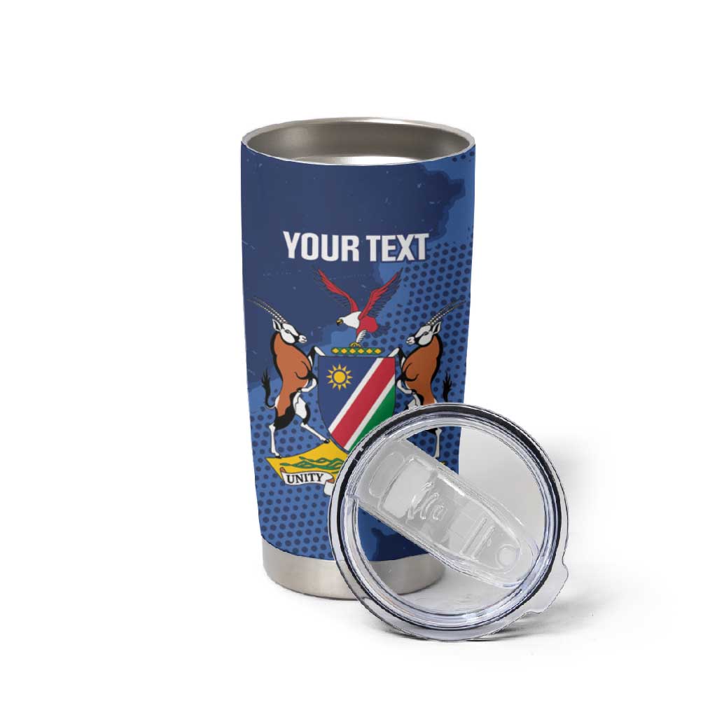 Afro Cricket Namibia Custom Tumbler Cup Go Eagles Est 1992 LT14