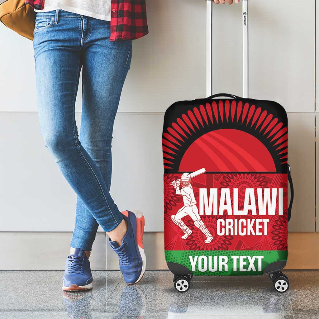 Custom Malawi Cricket Luggage Cover Go Champions Flag Style LT14