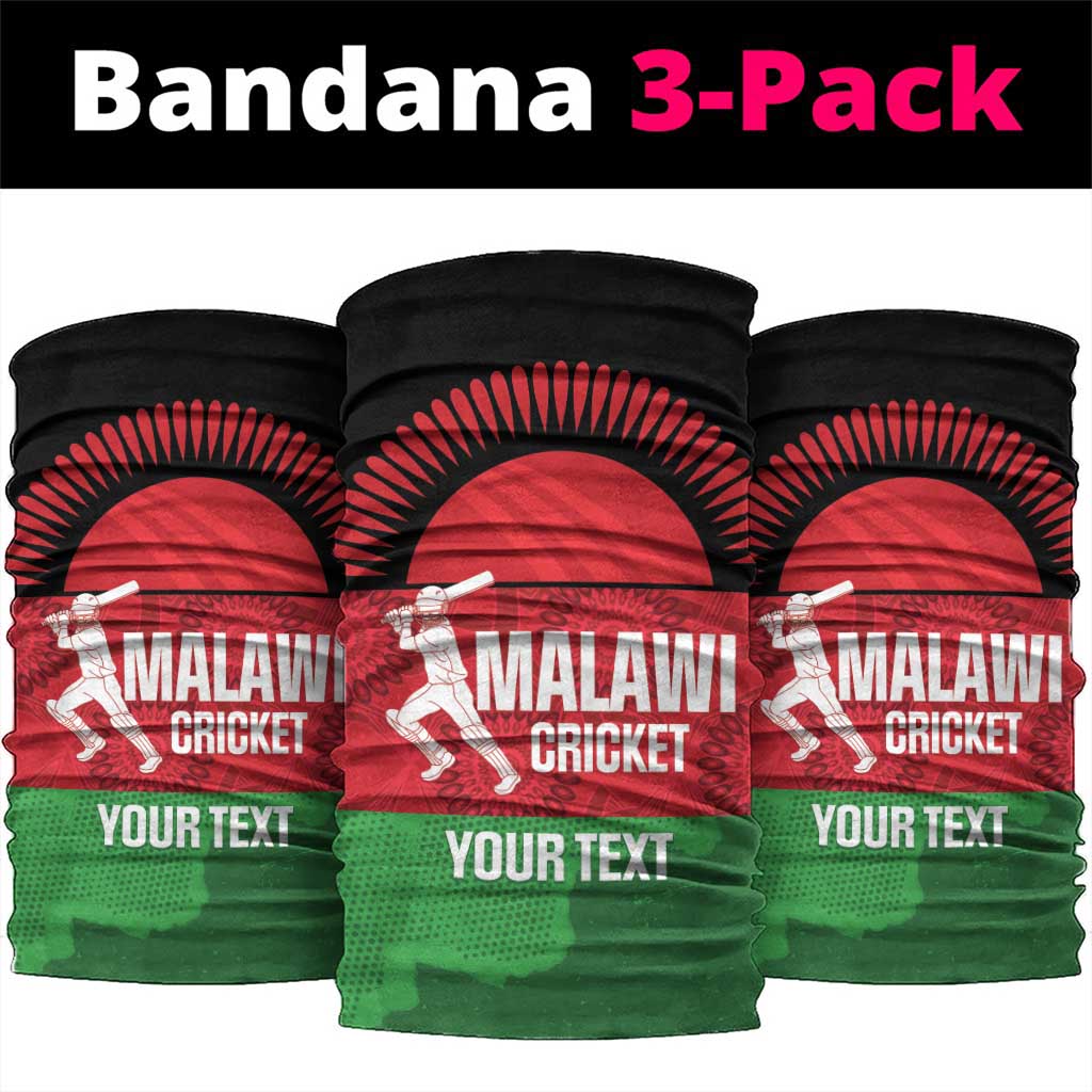 Custom Malawi Cricket Neck Gaiter Go Champions Flag Style LT14