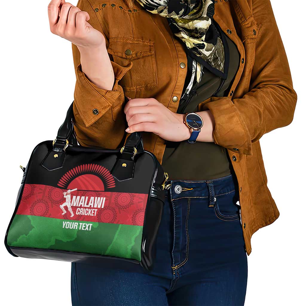 Custom Malawi Cricket Shoulder Handbag Go Champions Flag Style LT14
