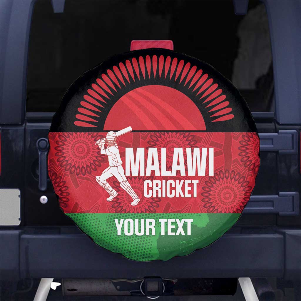 Custom Malawi Cricket Spare Tire Cover Go Champions Flag Style LT14