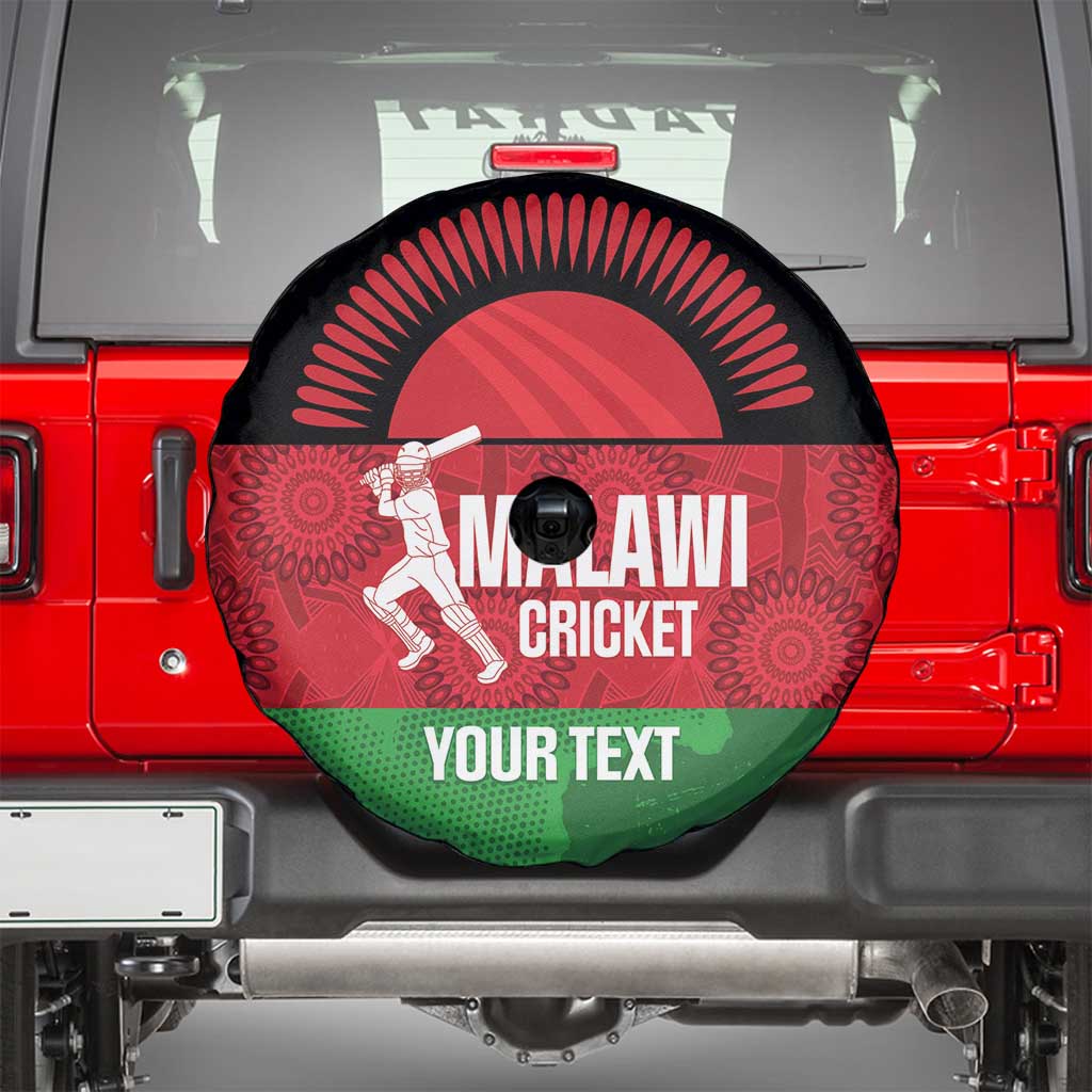 Custom Malawi Cricket Spare Tire Cover Go Champions Flag Style LT14