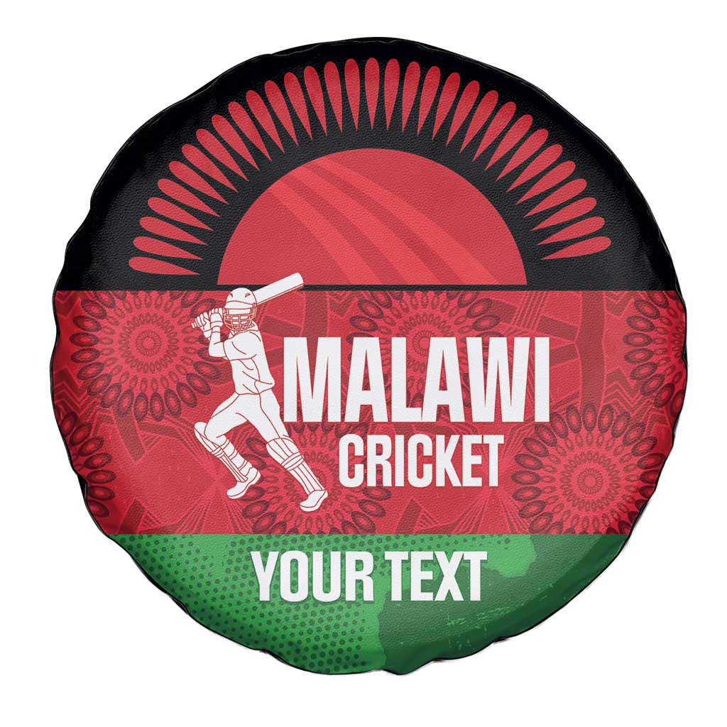 Custom Malawi Cricket Spare Tire Cover Go Champions Flag Style LT14