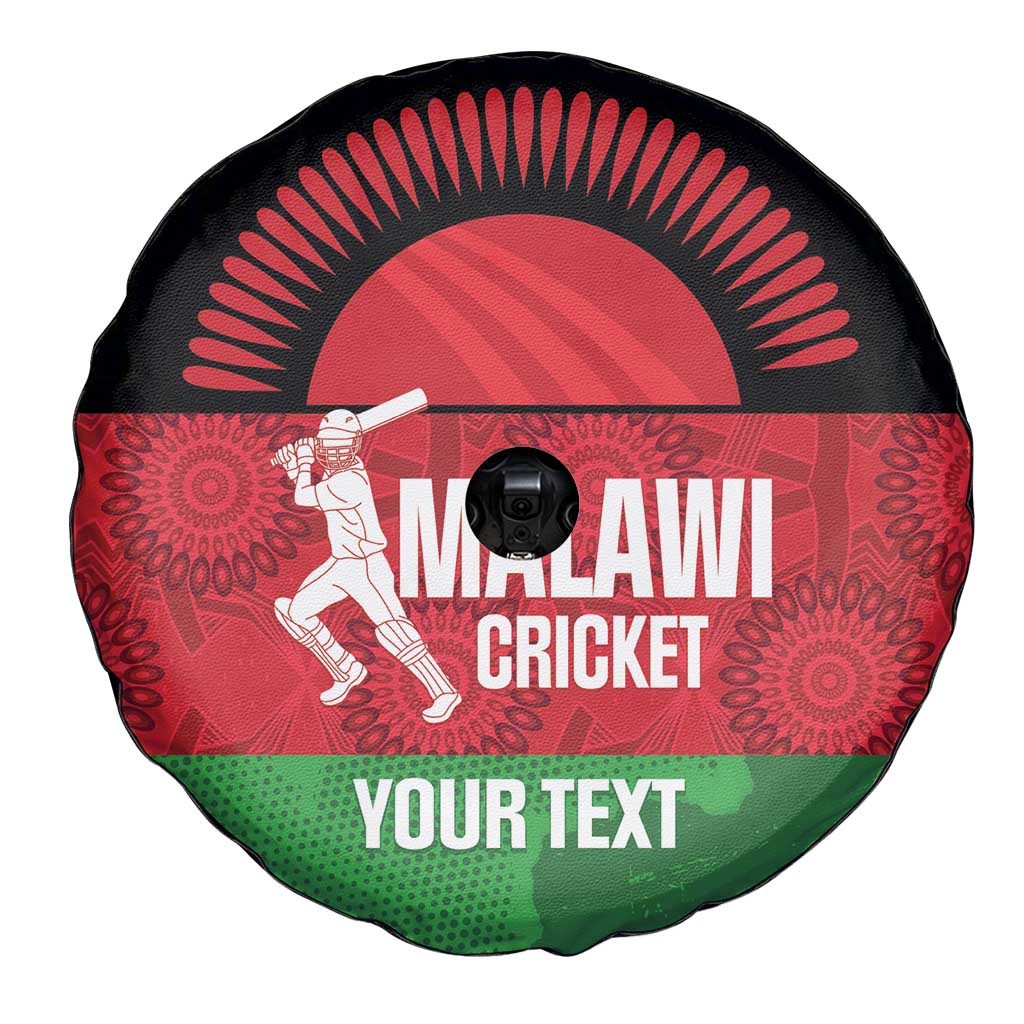 Custom Malawi Cricket Spare Tire Cover Go Champions Flag Style LT14