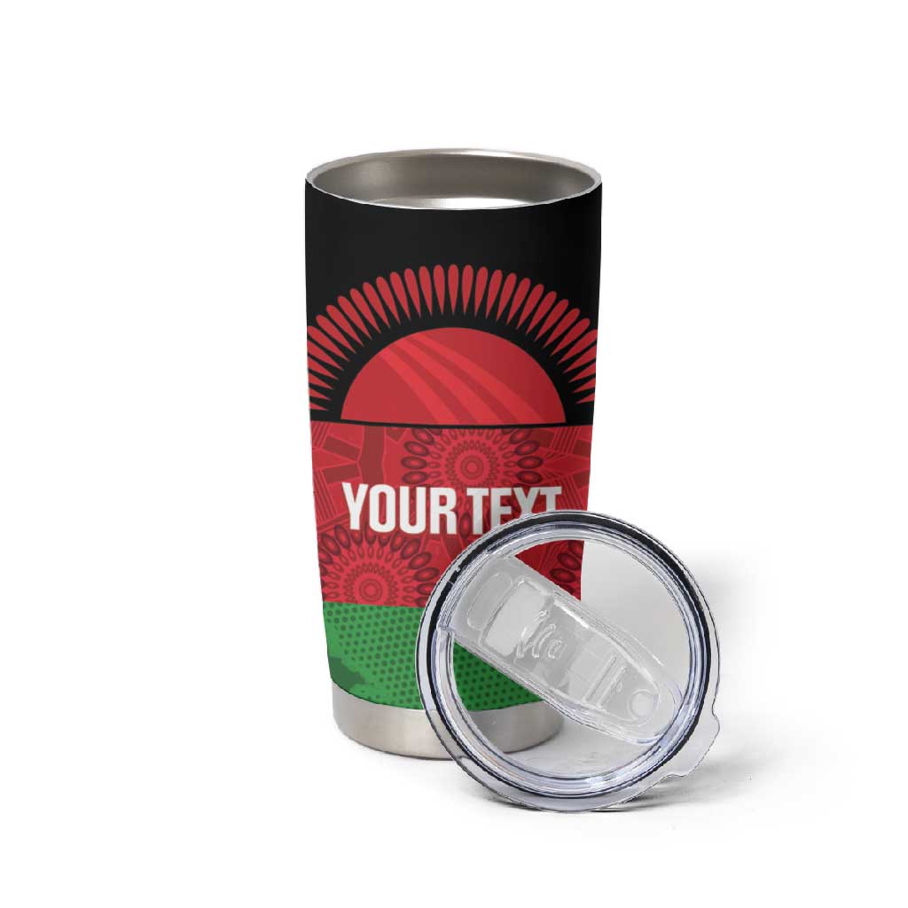 Afro Cricket Malawi Custom Tumbler Cup Go Champions Flag Style LT14