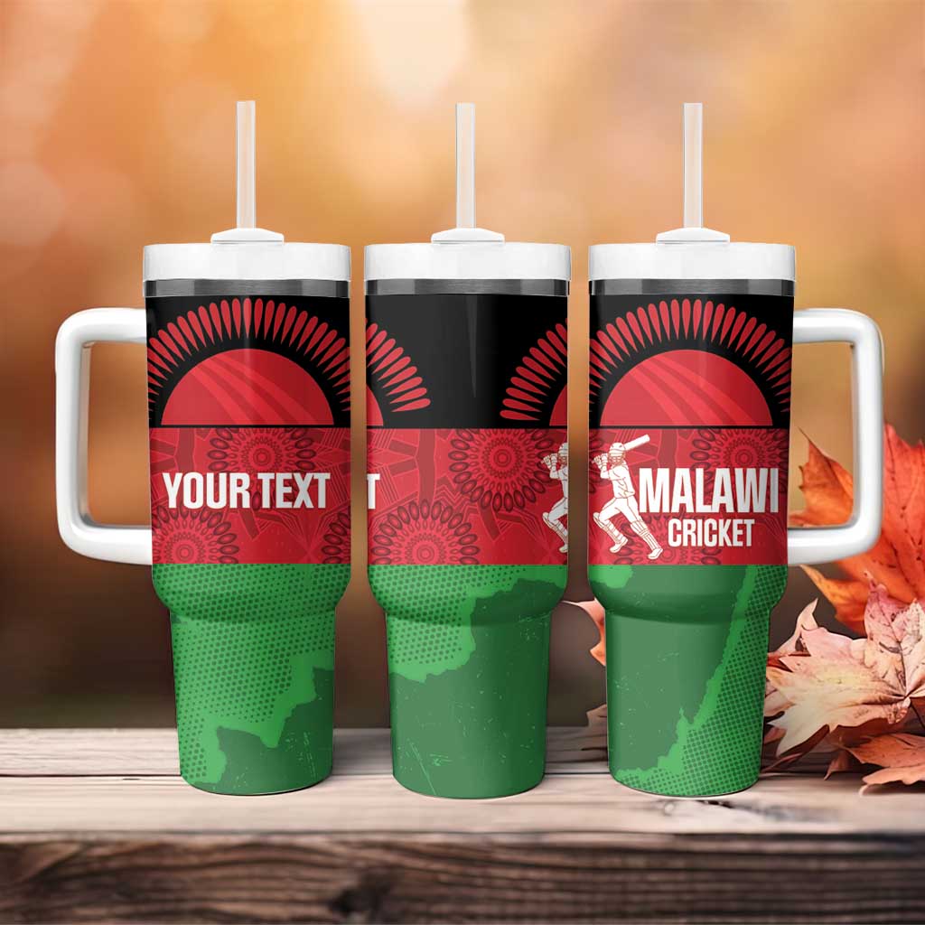 Afro Cricket Malawi Custom Tumbler With Handle Go Champions Flag Style LT14