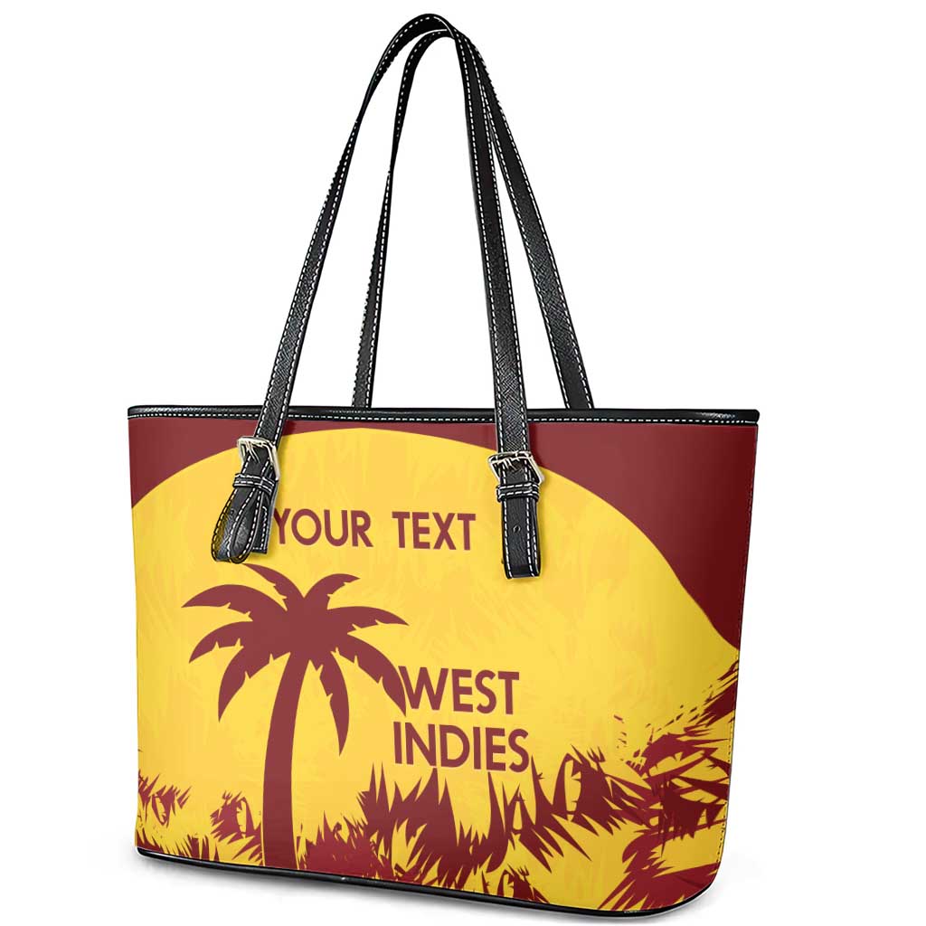 Custom West Indies Cricket Leather Tote Bag Windies Newest Version LT14