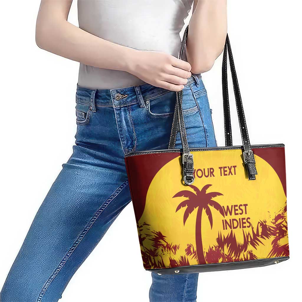 Custom West Indies Cricket Leather Tote Bag Windies Newest Version LT14