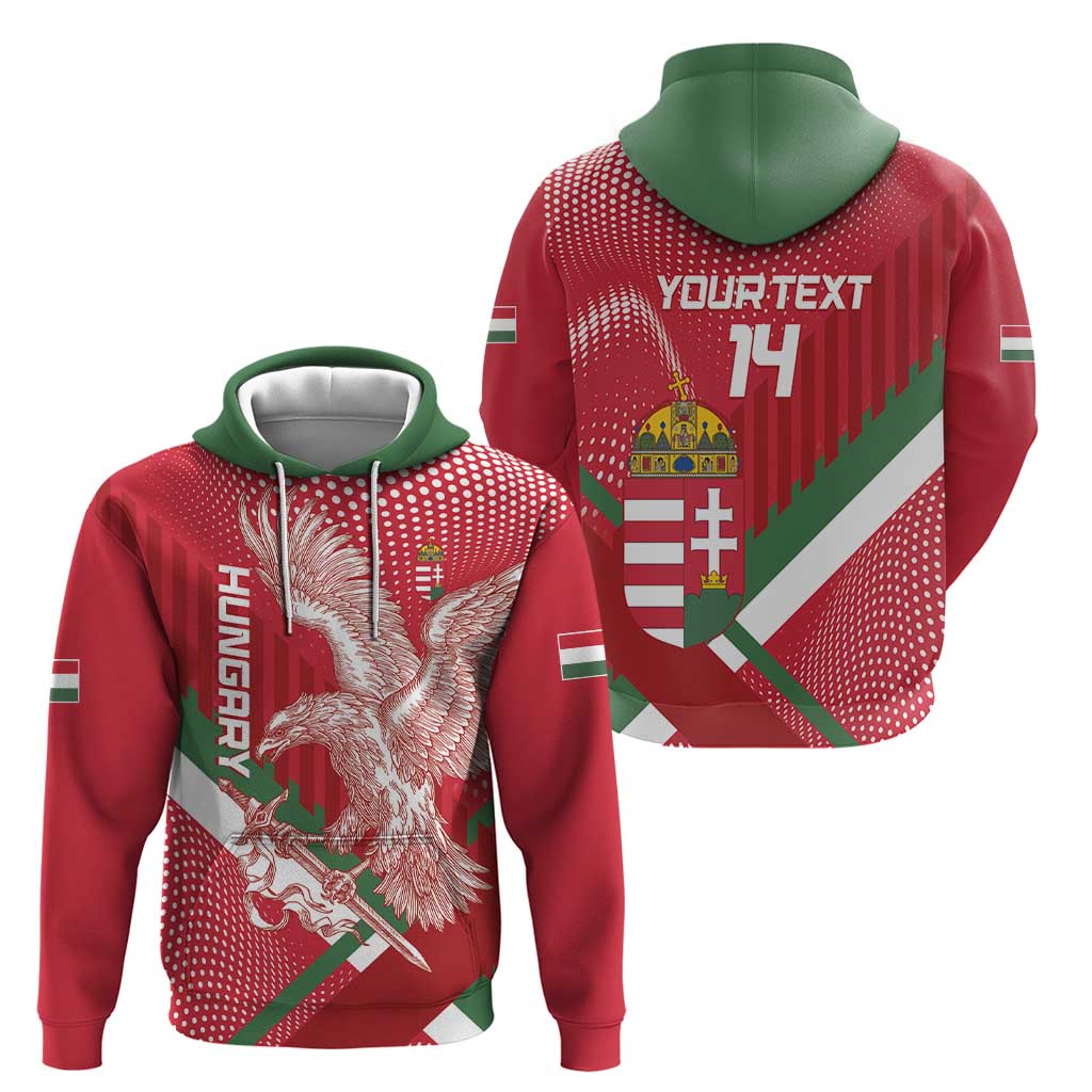 Custom Hungary Football Hoodie Come On Magyarok LT14
