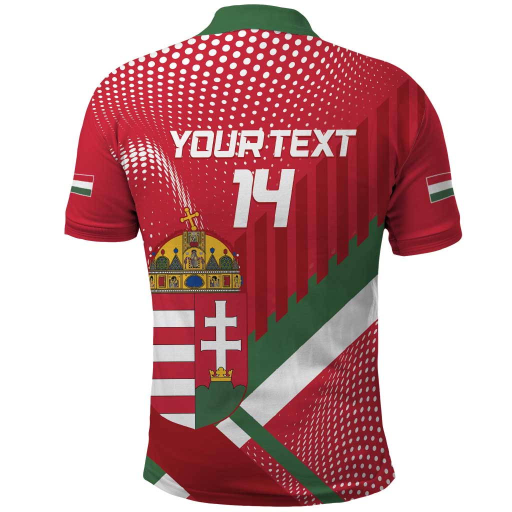 Custom Hungary Football Polo Shirt Come On Magyarok LT14