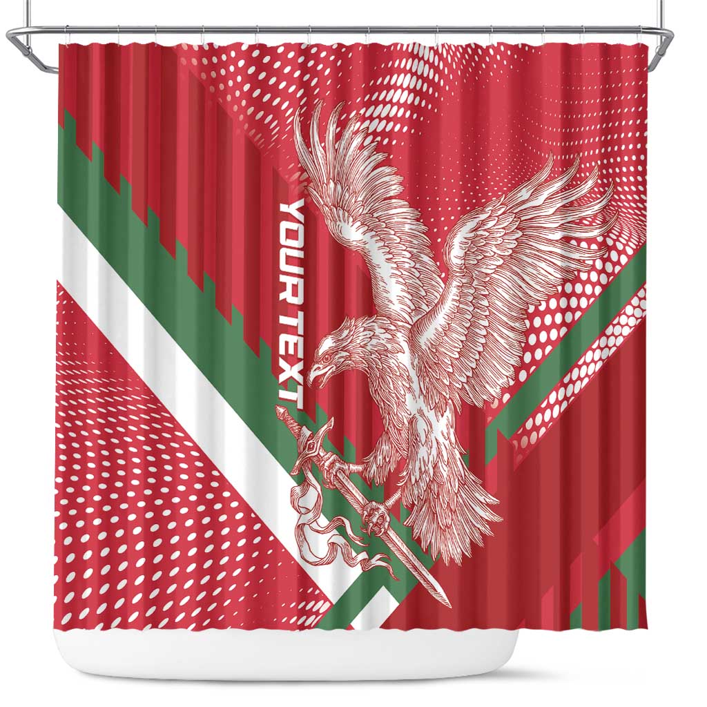 Custom Hungary Football Shower Curtain Come On Magyarok LT14