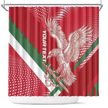 Custom Hungary Football Shower Curtain Come On Magyarok LT14