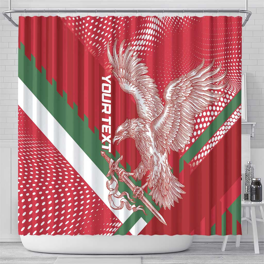 Custom Hungary Football Shower Curtain Come On Magyarok LT14