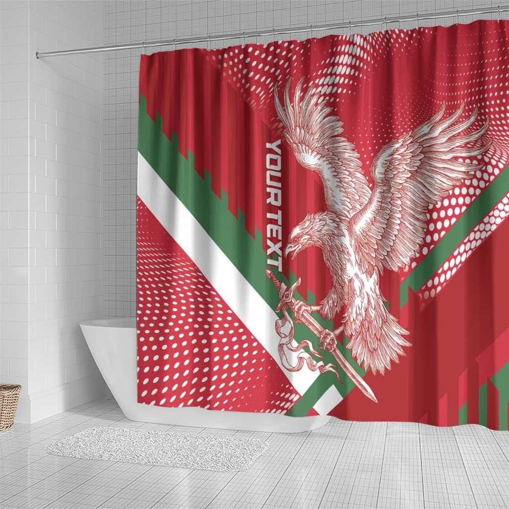 Custom Hungary Football Shower Curtain Come On Magyarok LT14