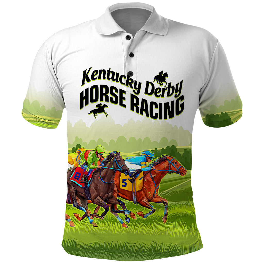 Custom Kentucky Horse Racing Polo Shirt 2023 Dynamic LT14