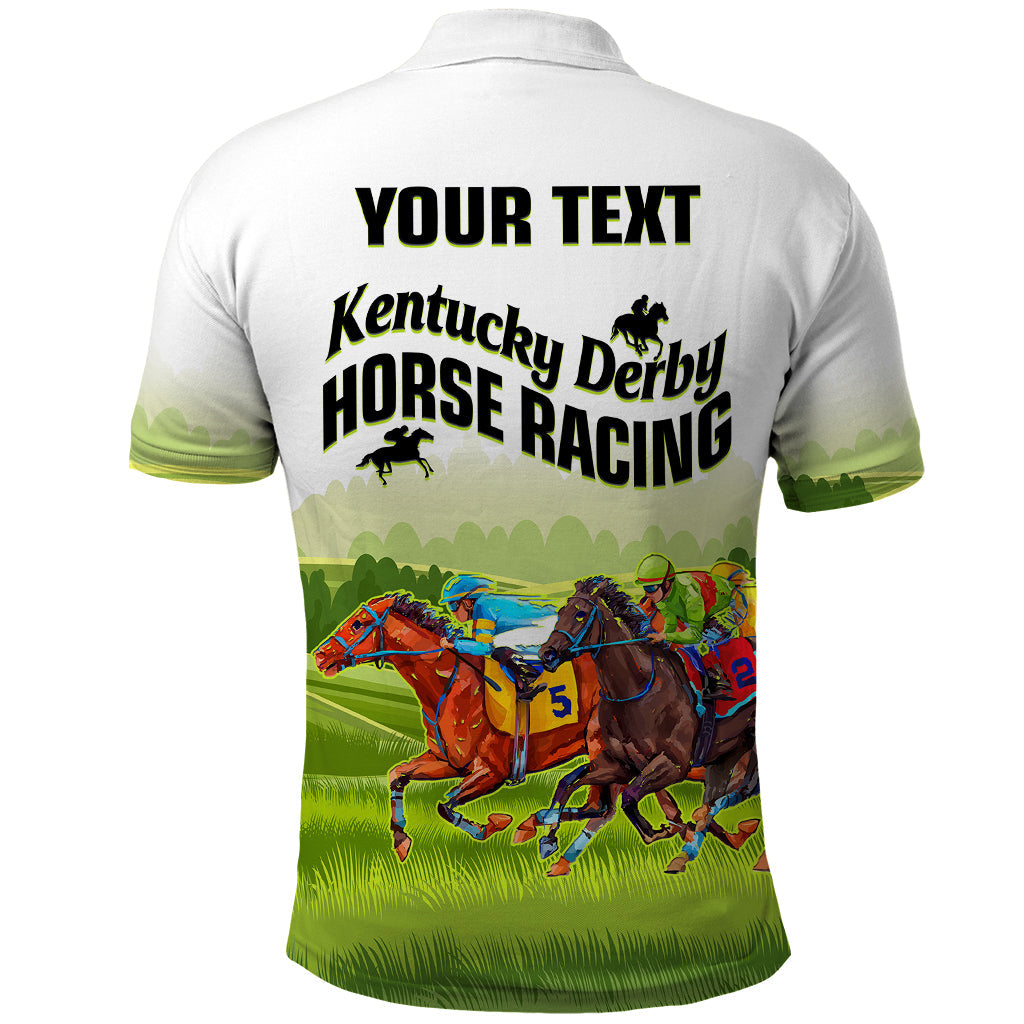 Custom Kentucky Horse Racing Polo Shirt 2023 Dynamic LT14