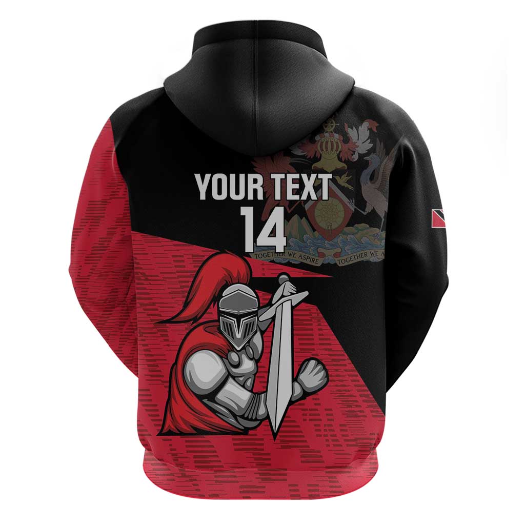 Custom Trinidad and Tobago Cricket Knight Riders Hoodie Go Trinbago LT14