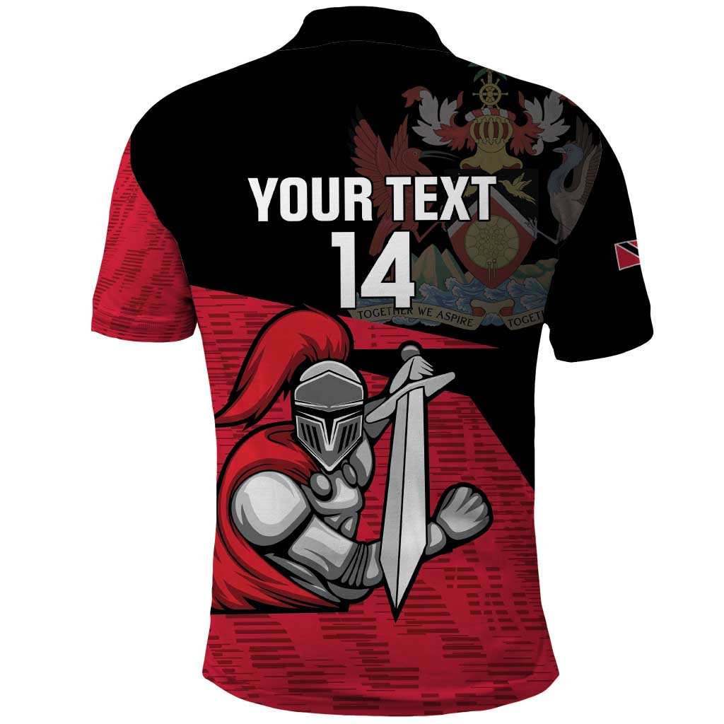 Custom Trinidad and Tobago Cricket Knight Riders Polo Shirt Go Trinbago LT14