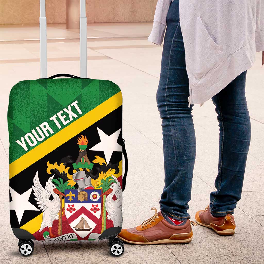 Custom Saint Kitts and Nevis Cricket Luggage Cover Go Champions Patriots LT14