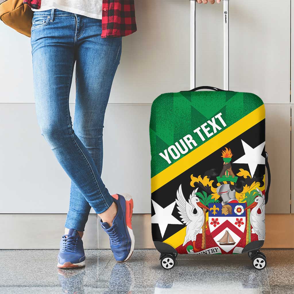 Custom Saint Kitts and Nevis Cricket Luggage Cover Go Champions Patriots LT14