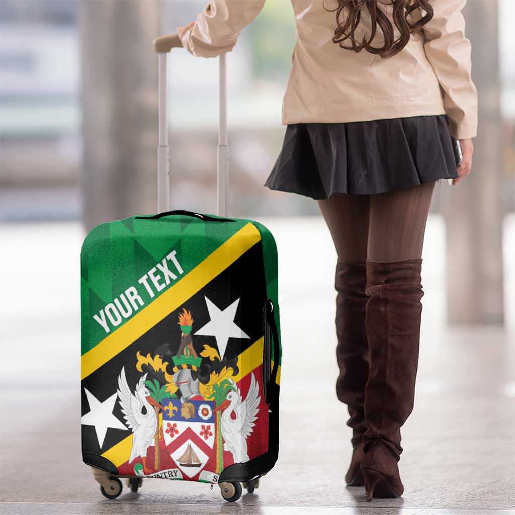 Custom Saint Kitts and Nevis Cricket Luggage Cover Go Champions Patriots LT14