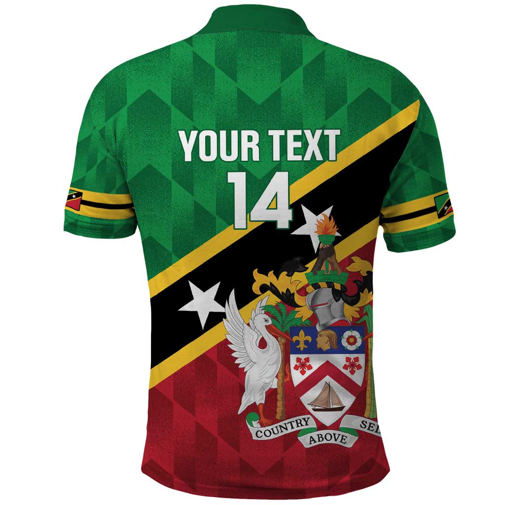 Custom Saint Kitts and Nevis Cricket Polo Shirt Go Champions Patriots LT14