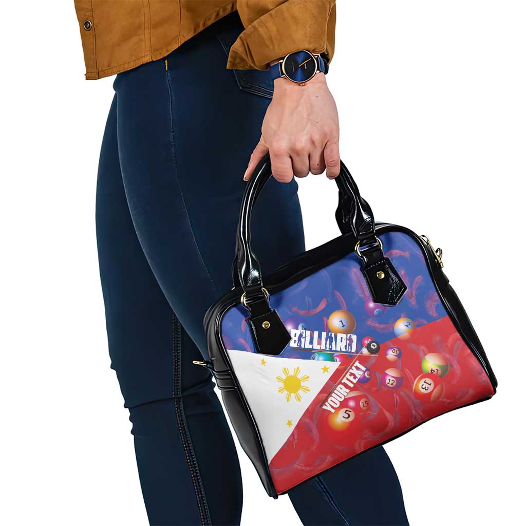 Personalised Philippines Billiards Shoulder Handbag Cue With Balls Flag Style LT14