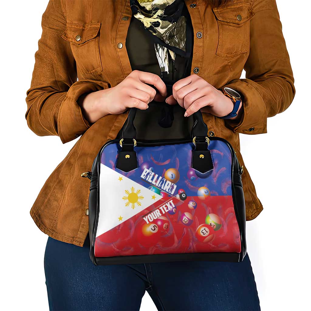 Personalised Philippines Billiards Shoulder Handbag Cue With Balls Flag Style LT14
