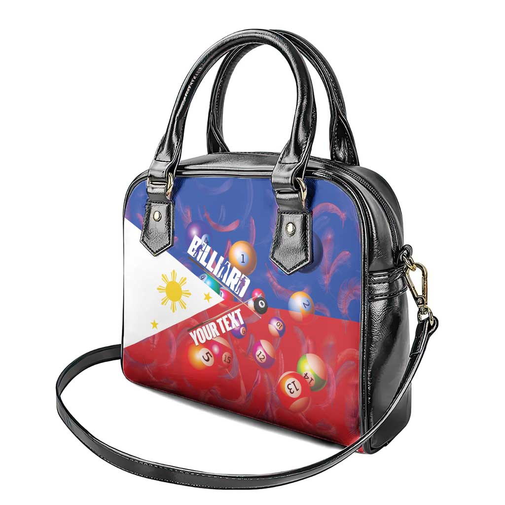 Personalised Philippines Billiards Shoulder Handbag Cue With Balls Flag Style LT14