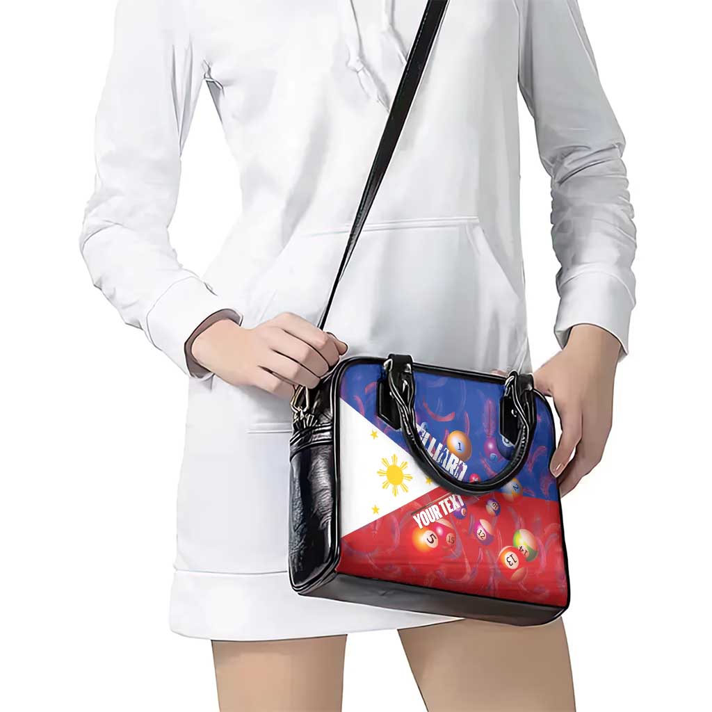 Personalised Philippines Billiards Shoulder Handbag Cue With Balls Flag Style LT14