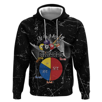 Why I Lose At Billiards Hoodie Funny Grunge Style LT14