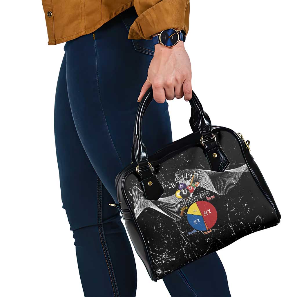 Why I Lose At Billiards Shoulder Handbag Funny Grunge Style LT14