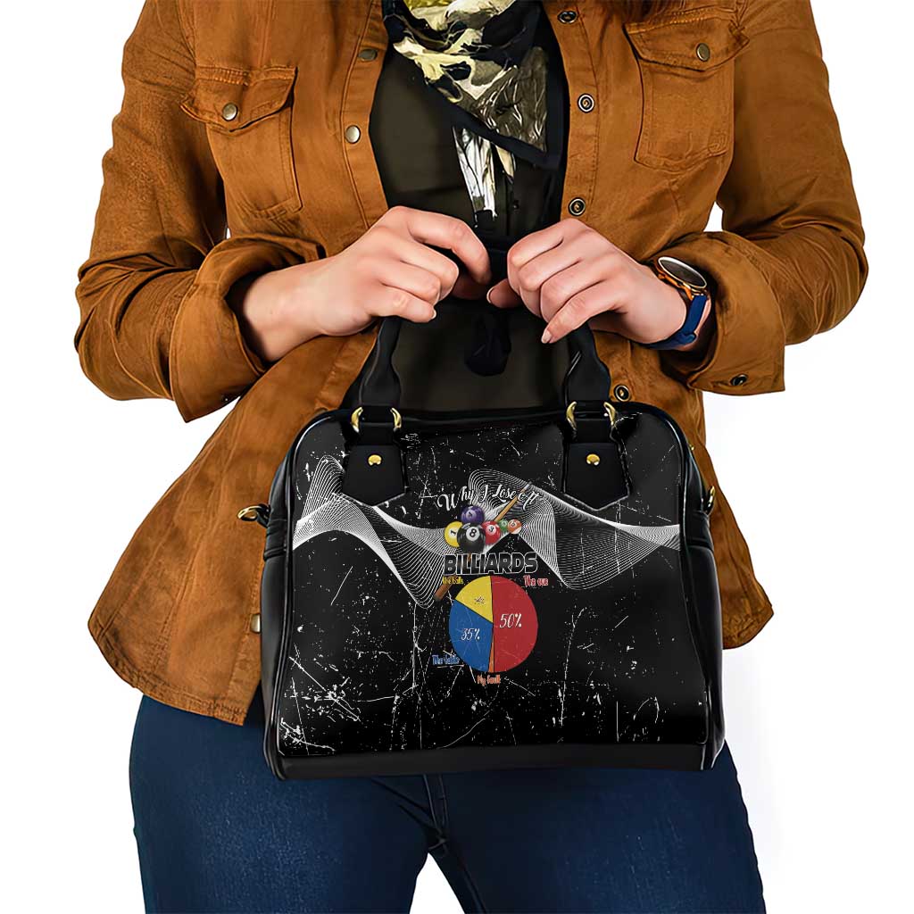 Why I Lose At Billiards Shoulder Handbag Funny Grunge Style LT14