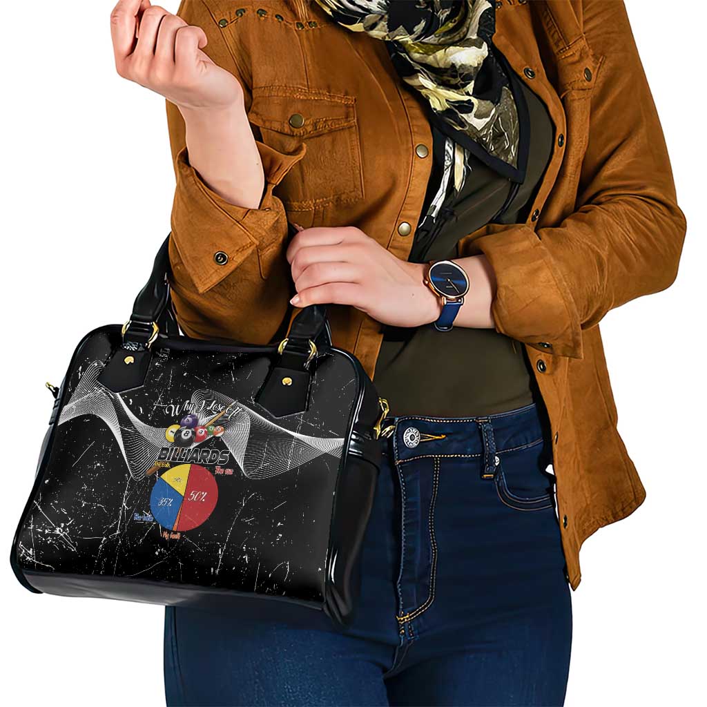 Why I Lose At Billiards Shoulder Handbag Funny Grunge Style LT14