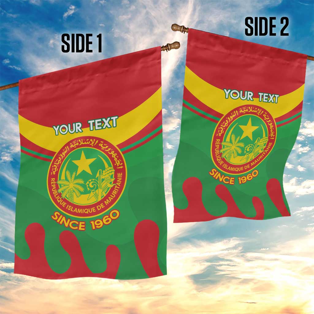 Personalized Mauritania Garden Flag Map Flag - Independence Day 1960 LT14