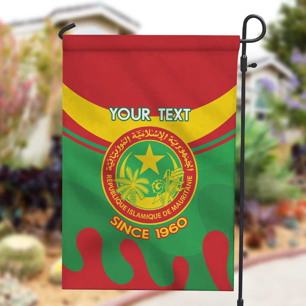 Personalized Mauritania Garden Flag Map Flag - Independence Day 1960 LT14