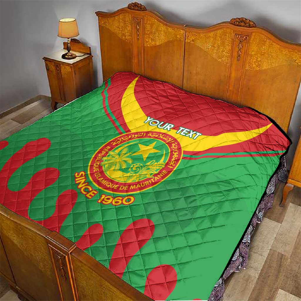 Personalized Mauritania Quilt Map Flag - Independence Day 1960 LT14