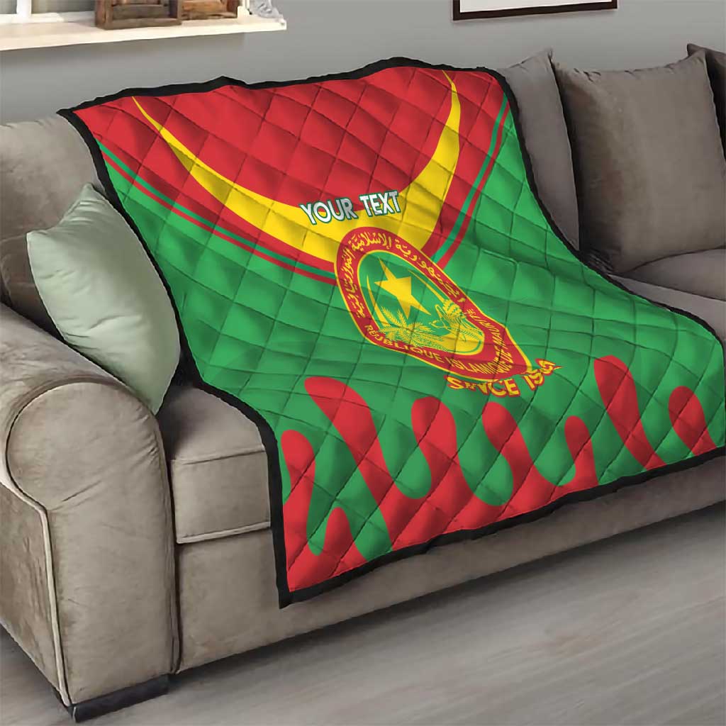 Personalized Mauritania Quilt Map Flag - Independence Day 1960 LT14