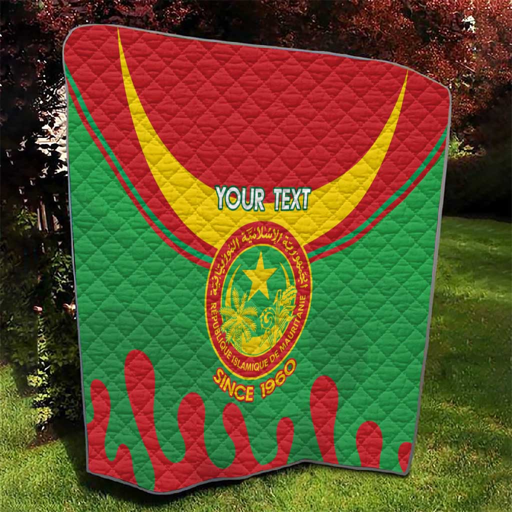 Personalized Mauritania Quilt Map Flag - Independence Day 1960 LT14