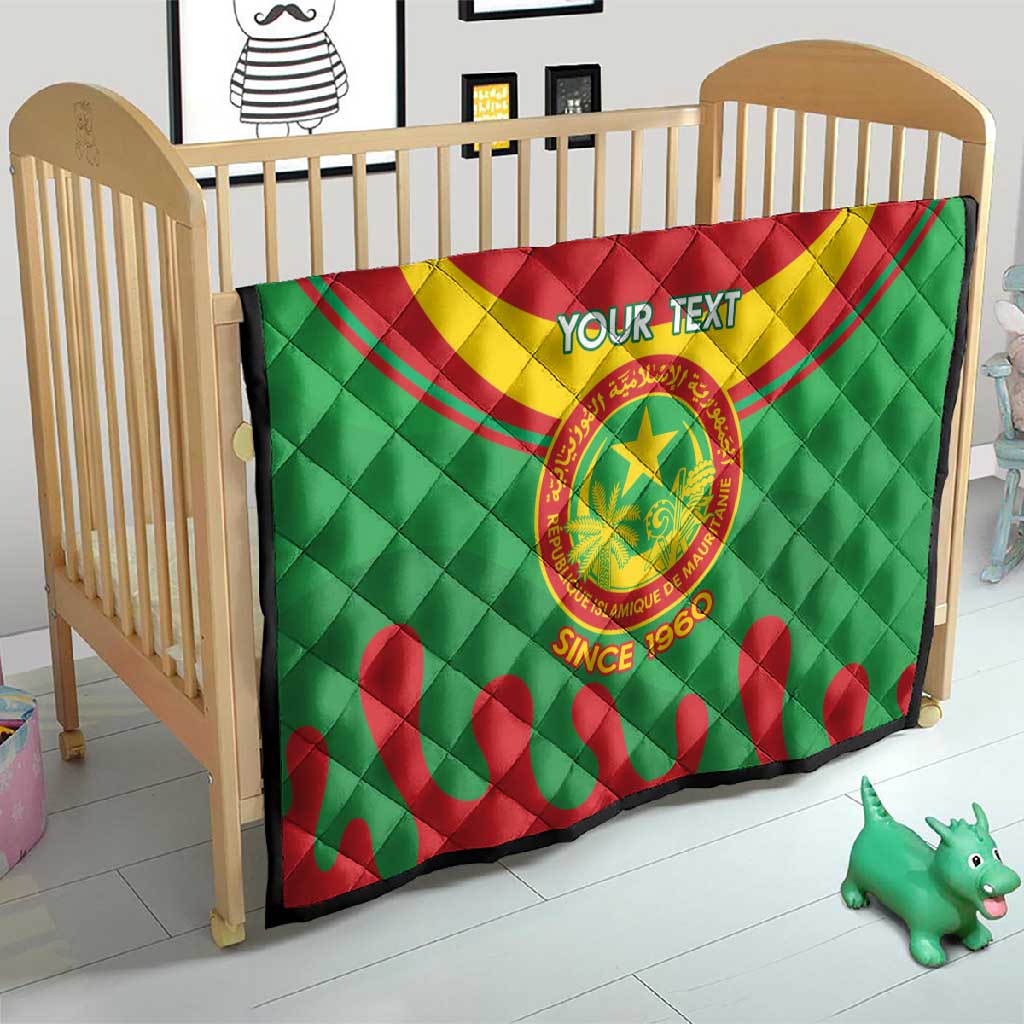 Personalized Mauritania Quilt Map Flag - Independence Day 1960 LT14