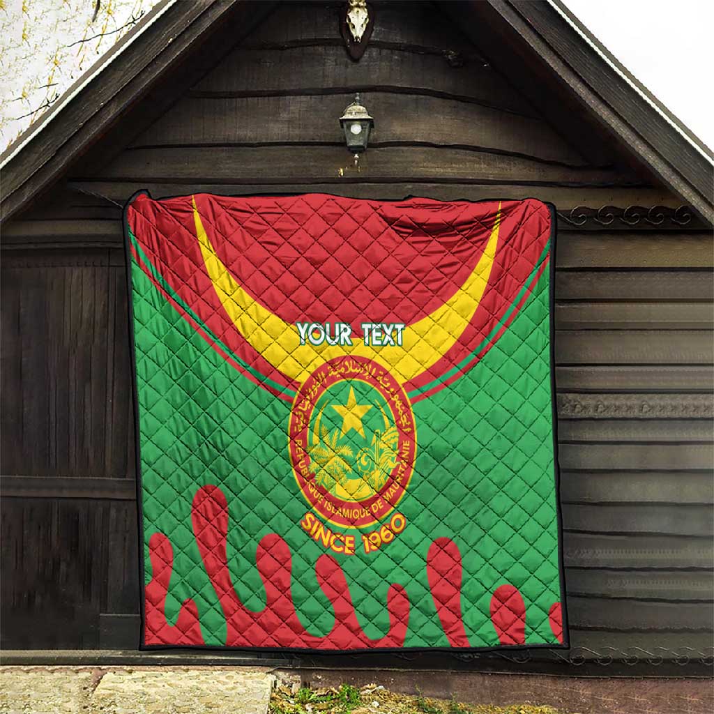 Personalized Mauritania Quilt Map Flag - Independence Day 1960 LT14