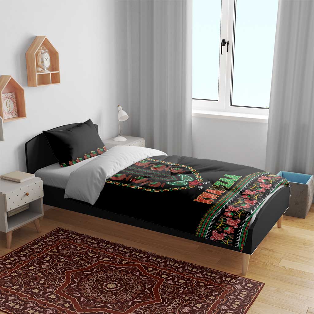 Afro-American Kwanzaa Bedding Set Dashiki Mix Paisley Pattern LT14