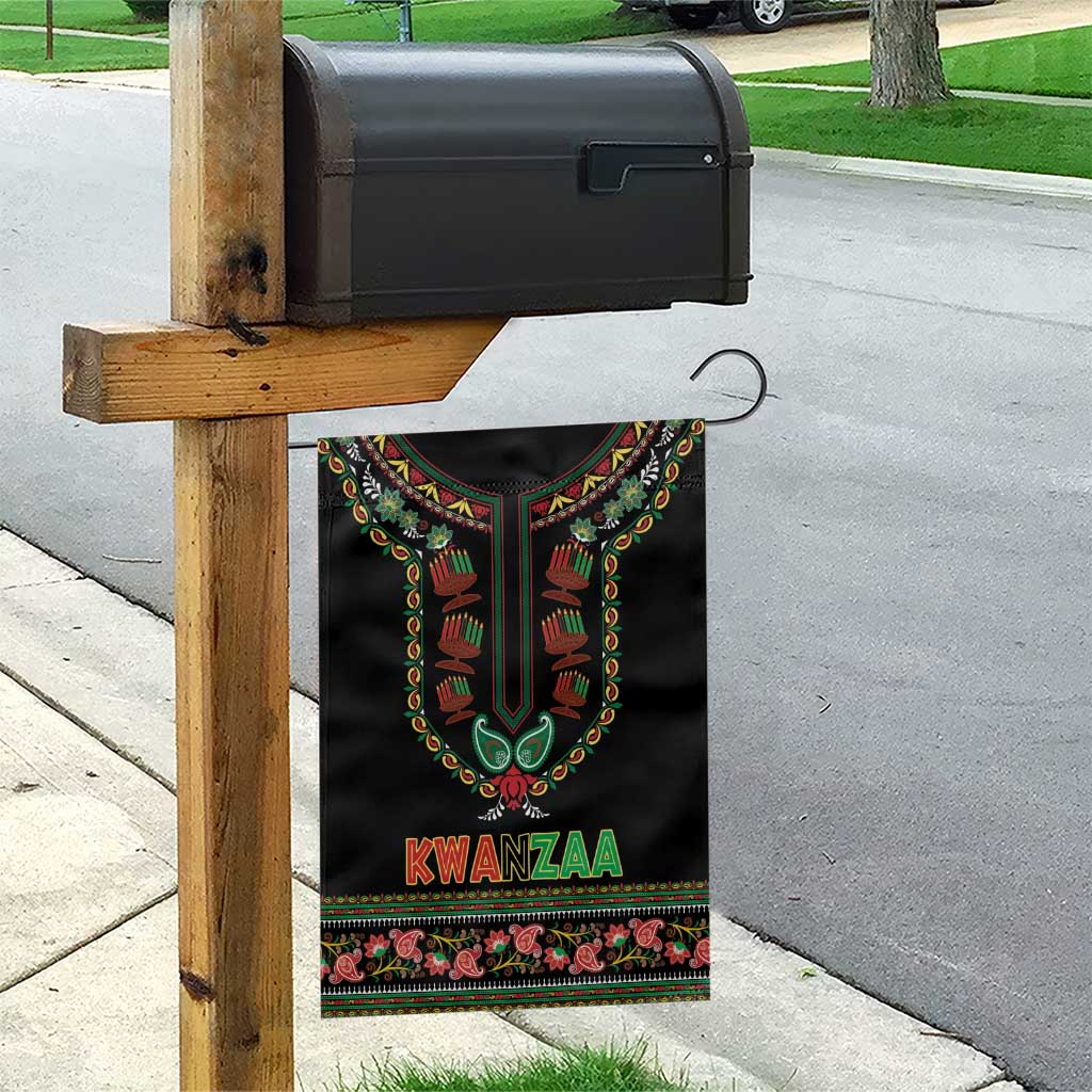 Afro-American Kwanzaa Garden Flag Dashiki Mix Paisley Pattern LT14