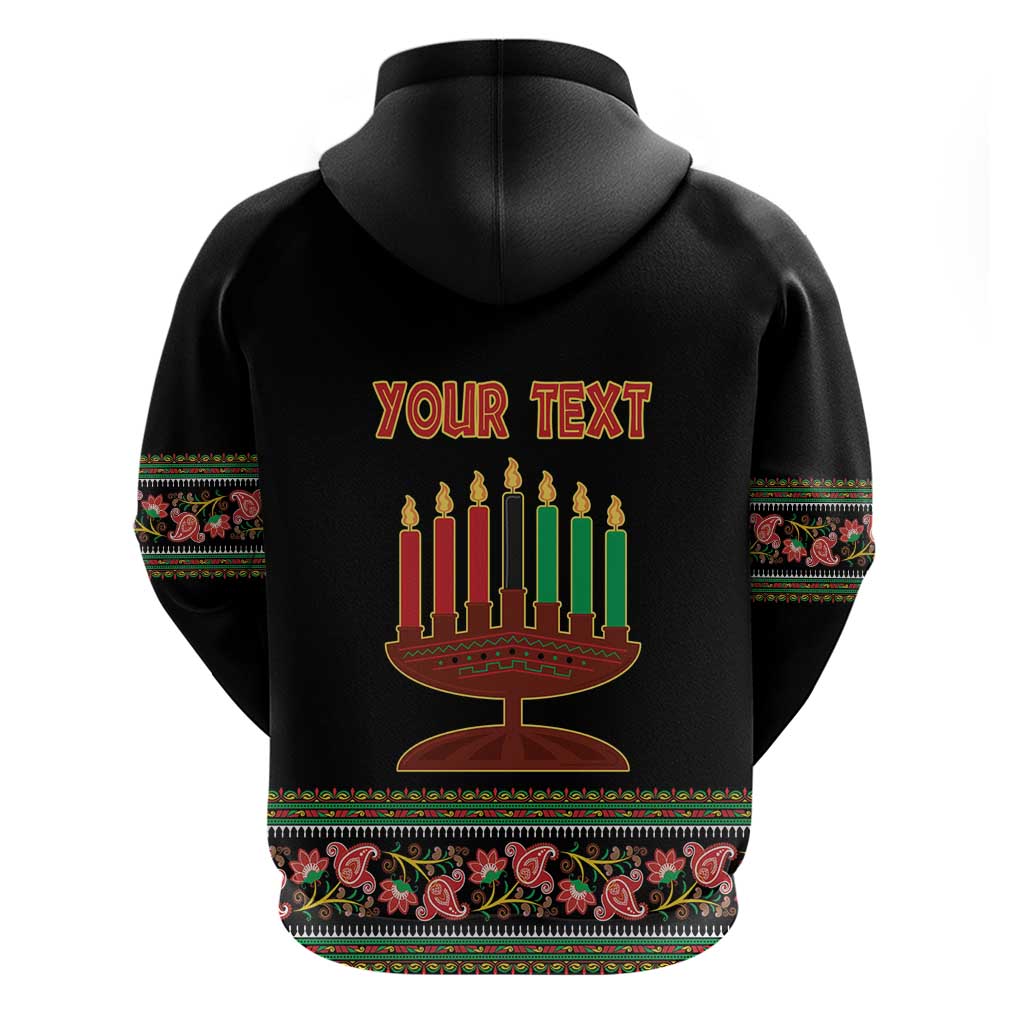 Personalized African-American Kwanzaa Hoodie Dashiki Mix Paisley Pattern LT14